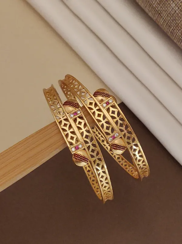 Gold_Plated_Designer_Bangles_for_Women