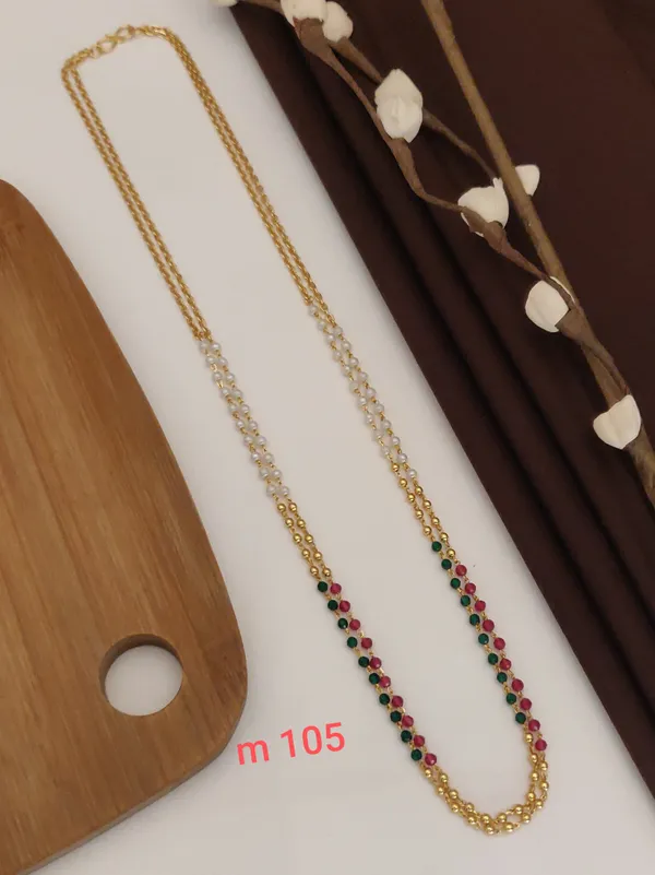 Trendz Jewellery Trending Multicolour Two Layer Mala With Micro Gold Price in India Buy Trendz Jewellery Trending Multicolour Two Layer Mala With Micro Gold online at undefined