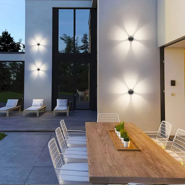 LED_Round_10-Watt_5_Way_Modern_Style_Wall_Light_Lamp_Waterproof_Indoor_Outdoor_Roof