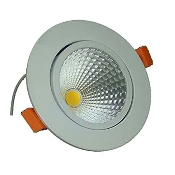 3_Watts_White_Body_Movable_LED_Ceiling_COB_Spot_Focus_Light_Adjustable_Ceiling_Light,_Round_Body
