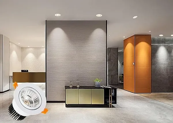 6_Watts_White_Body_Movable_LED_Ceiling_COB_Spot_Focus_Light_Adjustable_Ceiling_Light,_Round_Body