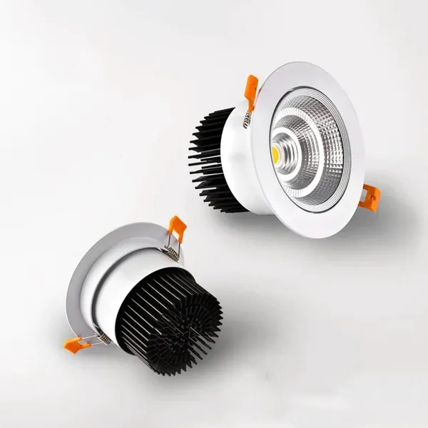 16_Watts_White_Body_Movable_LED_Ceiling_COB_Spot_Focus_Light_Adjustable_Ceiling_Light,_Round_Body