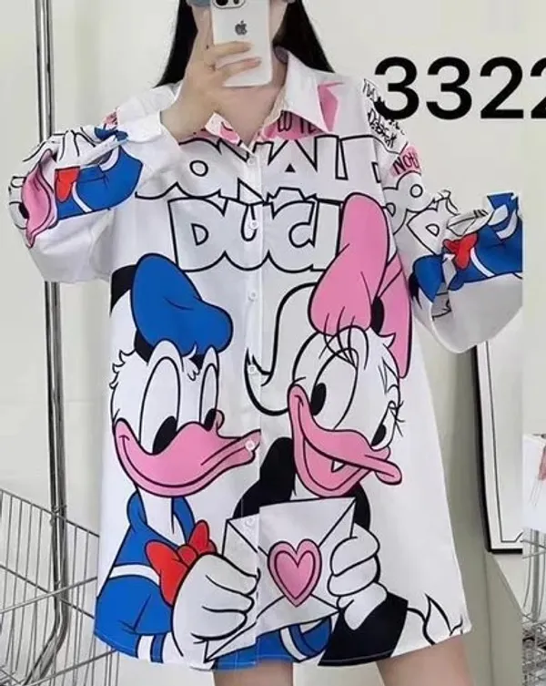 Cartoon_Character_Oversized_Shirt_Dress