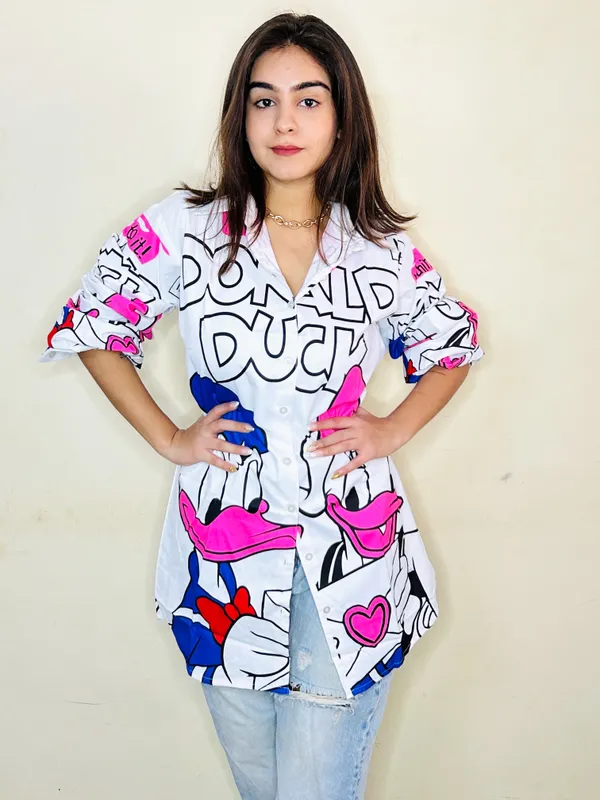 Cartoon_Character_Oversized_Shirt_Dress