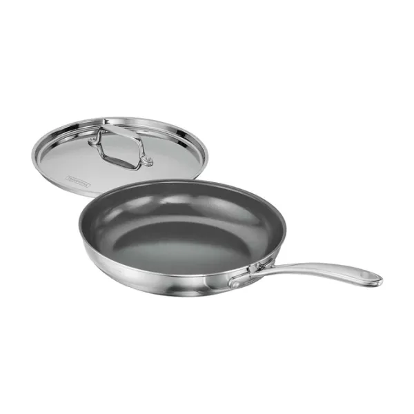 TRAMONTINA_Fusao_Healthy_Triply_Ceramic__Frypan_EX+_With_Ss_304_Lid_|_Non_Toxic_(PFAS/PTFE/PFOA_Free)_Omlete_Pan_|_Saute_|_Induction_Friendly_|_Stay_Cool_Handle_I_10_Year_Warranty*,_Silver