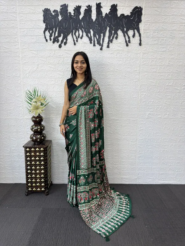 Pure_Japan_Satin_Real_Miror_Work_Ajrak_Print_Saree