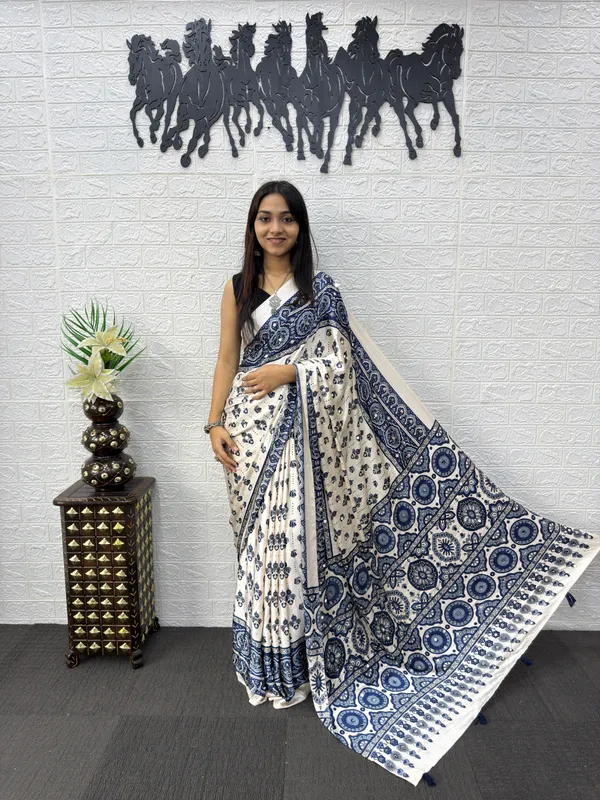 Pure_Japan_Satin_Real_Miror_Work_Ajrak_Print_Saree