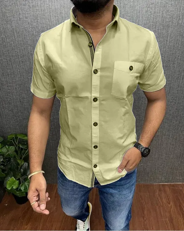 Cream_Colour_Shirt_for_Men's