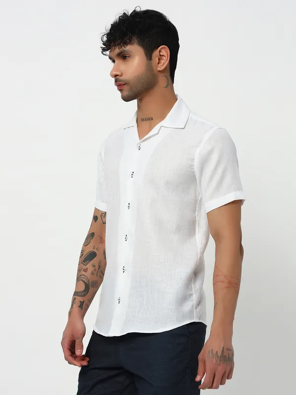 Premium_Purple_Shirt_with_Spread_Collar_and_Lining_Detail_for_Casual_Wear