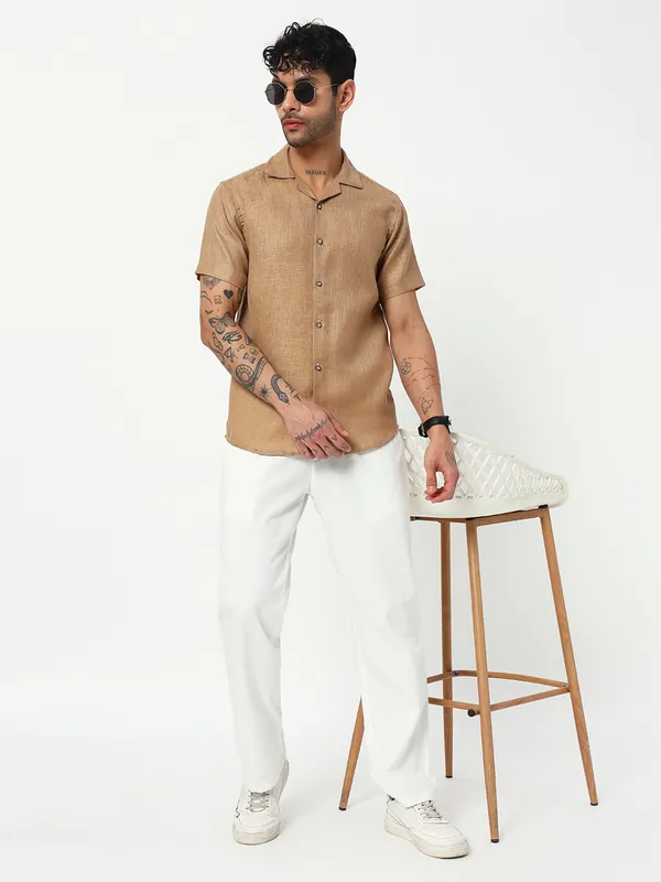 Lenen_Solid_shirt_for_Men's