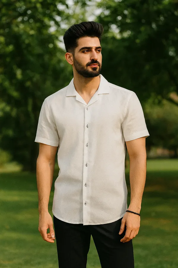 Lenen_White_shirt_for_Men