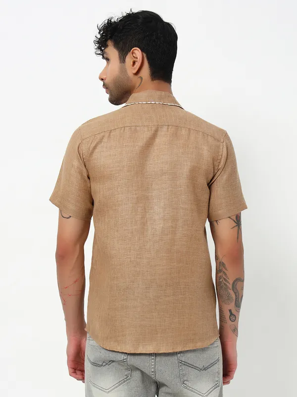 Lenen_handwork_Design_Solid_shirt_for_Men's
