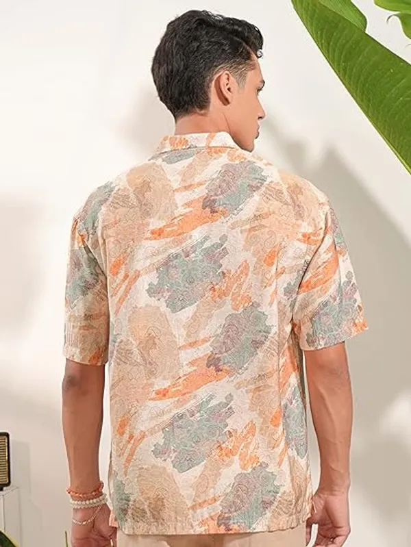 Men's_Cuban_Collar_Half_Sleeve_Casual_Shirt_|_Relaxed_Fit_Summer_Wear