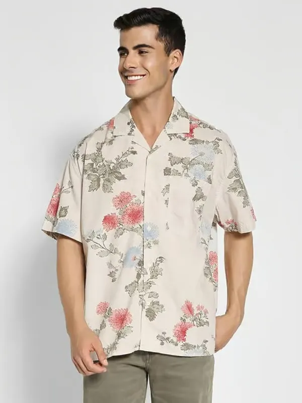 Men's_Cuban_Collar_Half_Sleeve_Casual_Shirt_|_Relaxed_Fit_Summer_Wear
