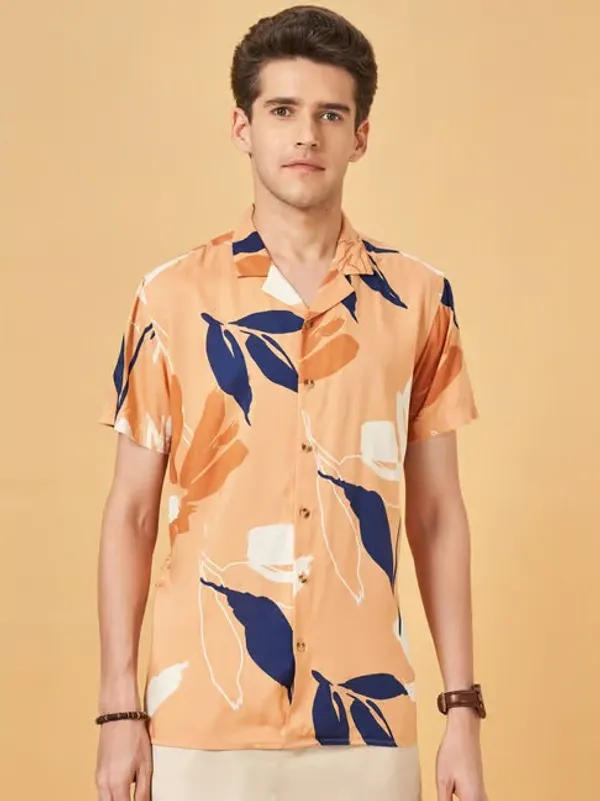 Premium_Cuban_Collar_Shirt_for_Men_|_Stylish_Half_Sleeve_Casual_Wear