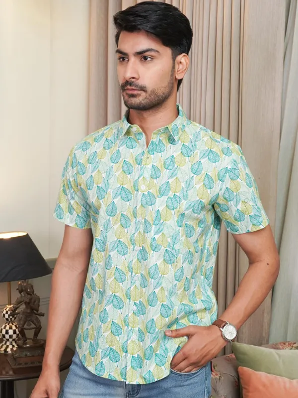 Stylish_Printed_Half_shirt_for_Men