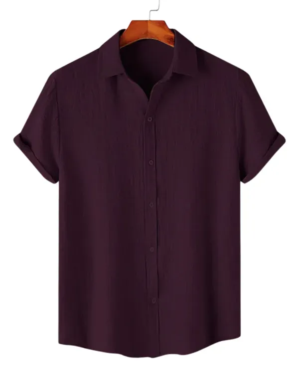 Men’s_Premium_Wine_Shirt_with_Self-Design_and_Spread_Collar_for_Casual_Look