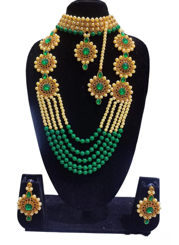 Gold_Plated_Long_Pearl_Necklace_Set