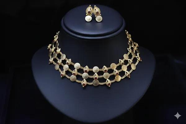 Three_Layer_South_Indian_Temple_Kasu_Necklace