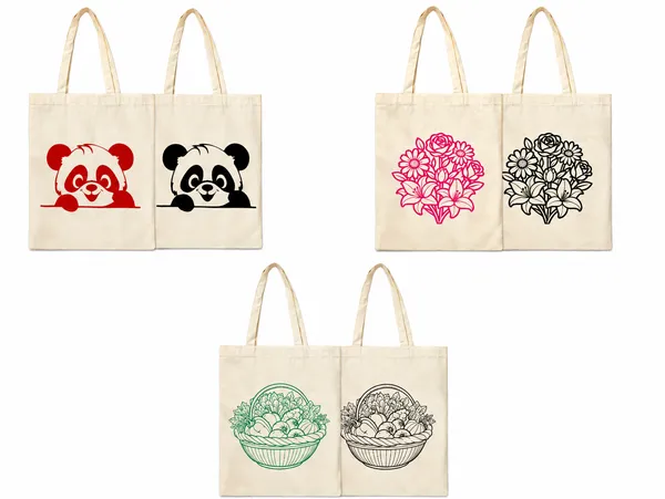 Pack_of_6_-_Cotton_tote_bag_for_women_|_3_designs_|_16_x_14_Inch