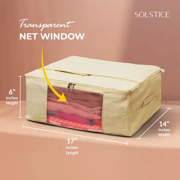 Pack_of_3_|_Cotton_Canvas_Clothes_Storage_Bags|_Extra_pocket_|_17_x_14_x_6_Inch
