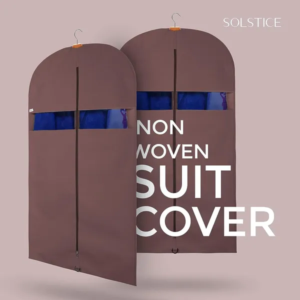 Pack_of_5_Suit_Cover_Big_Size_with_Zip_of_(40_x_24_inch)_|_Suit,_Coat,_Blazer,_Jacket_Cover_(Pack_of_5)(Brown)
