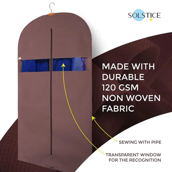 Pack_of_5_Suit_Cover_Big_Size_with_Zip_of_(40_x_24_inch)_|_Suit,_Coat,_Blazer,_Jacket_Cover_(Pack_of_5)(Brown)