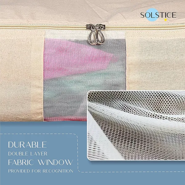 Set_of_5_Cotton_Clothes_Storage_Box/Covers/Bags_with_Zip_(18_x_16_x_4.5_inch)_as_Wardrobe_Organizer_for_Huge_Silk_Saree/Big_Lehenga/Dresses/Shirts/Trousers/Gown/Quilts_-_Pack_of_(5)