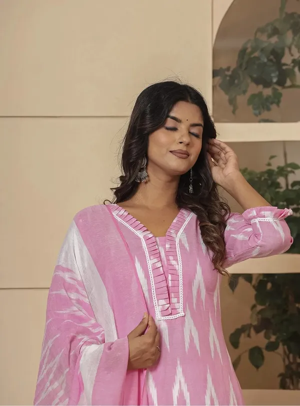 Pink_And_White_Cotton_Premium_Salwar_Suit_Material_For_Women