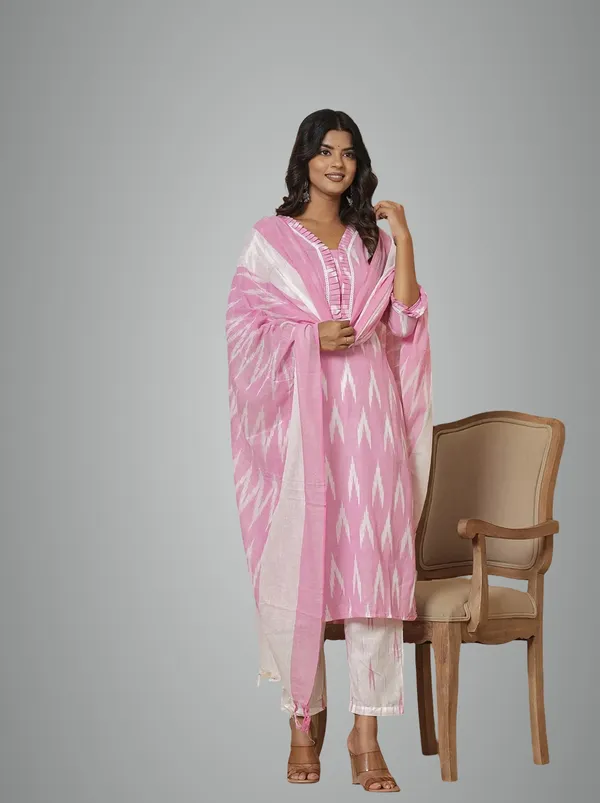 Pink_And_White_Cotton_Premium_Salwar_Suit_Material_For_Women