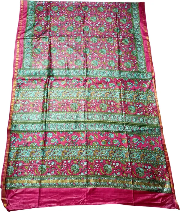 Multicolor_Cotton_Silk_Premium_Bhagalpuri_Saree_Forwomen
