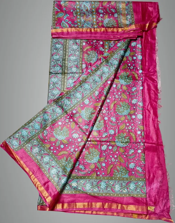 Multicolor_Cotton_Silk_Premium_Bhagalpuri_Saree_Forwomen