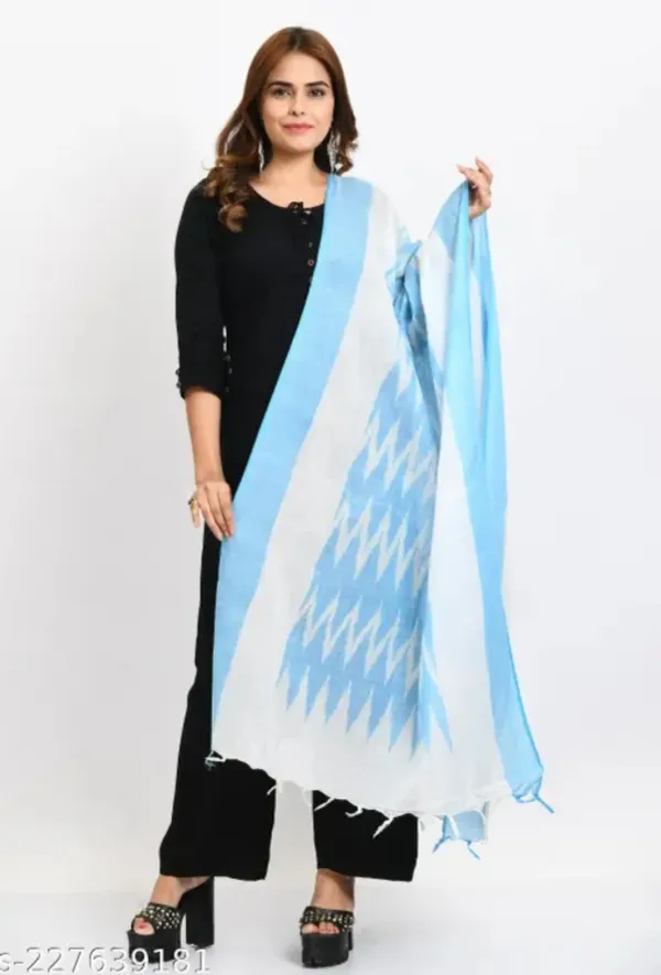 Light_Blue_Pure_Cotton_Premium_Dupatta_Forwomen