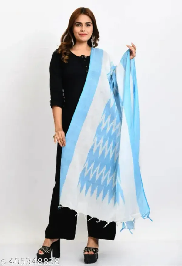 Light_Blue_Pure_Cotton_Premium_Dupatta_Forwomen