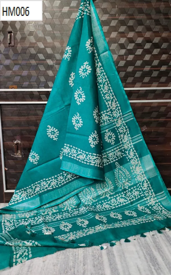 Multicolor_Cotton_Blend_Premium_Handloom_Saree_Forwomen