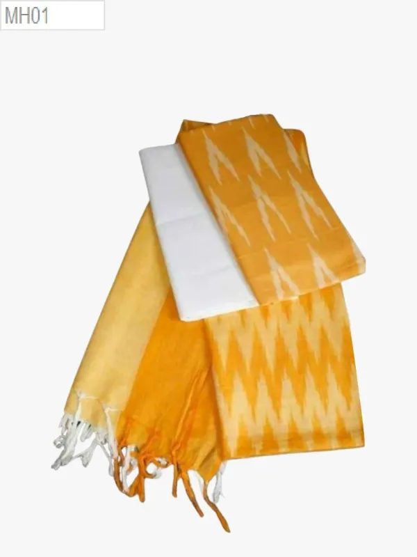 Yellow_And_White_Cotton_Blend_Premium_Salwar_Suit_Material_Forwomen