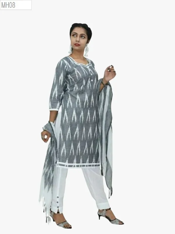 Grey_And_White_Cotton_Blend_Premium_Salwar_Suit_Material_Forwomen