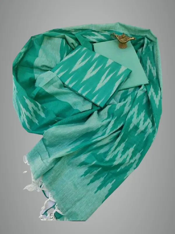 Green_Cotton_Blend_Premium_Salwar_Suit_Material_Forwomen