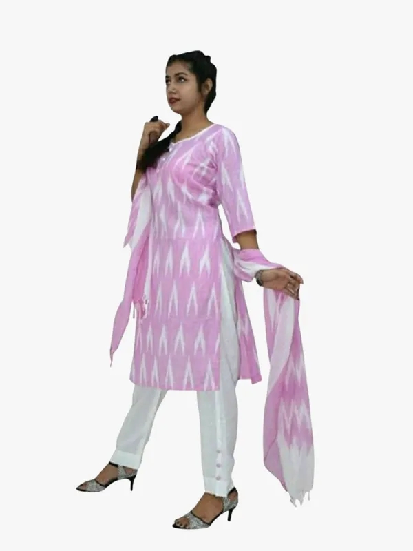 Pink_And_White_Cotton_Blend_Premium_Salwar_Suit_Material_Forwomen