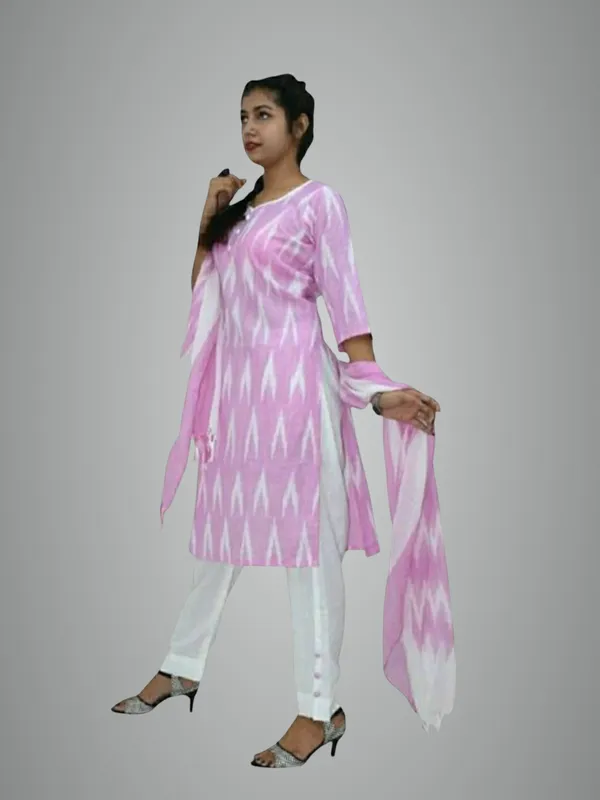 Pink_And_White_Cotton_Blend_Premium_Salwar_Suit_Material_Forwomen