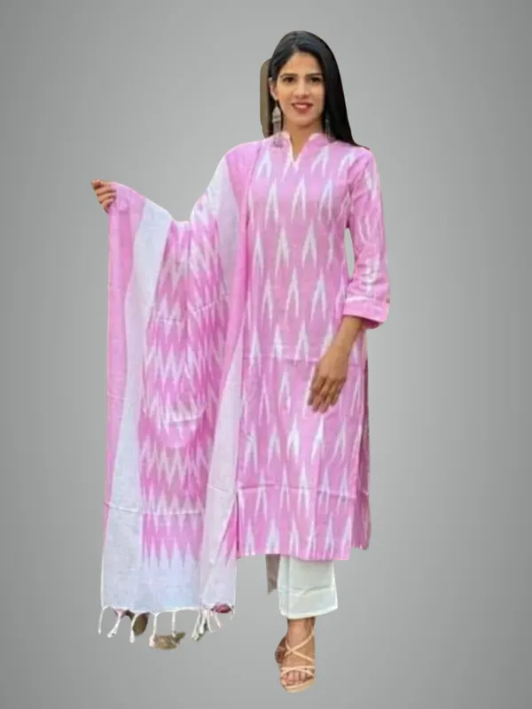 Pink_And_White_Cotton_Blend_Premium_Salwar_Suit_Material_Forwomen