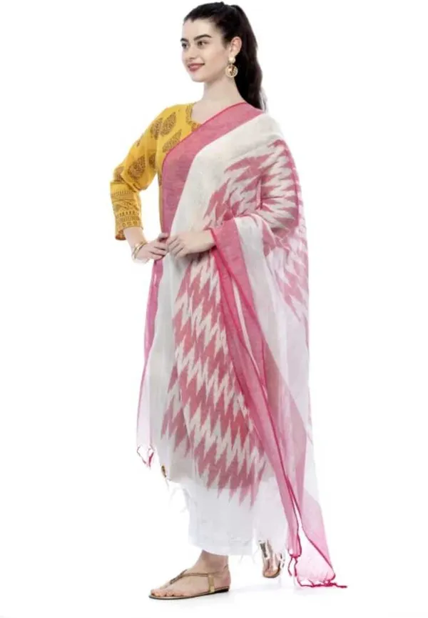 Pink_Cotton_Silk_Premium_Dupatta_For_Unisex