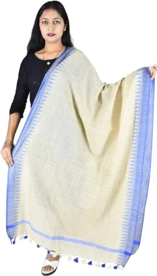 Multicolor_Khadi_Cotton_Premium_Dupatta_Forwomen