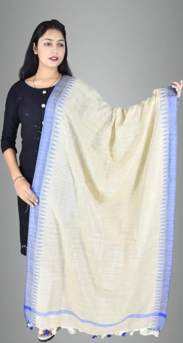 Multicolor_Khadi_Cotton_Premium_Dupatta_Forwomen