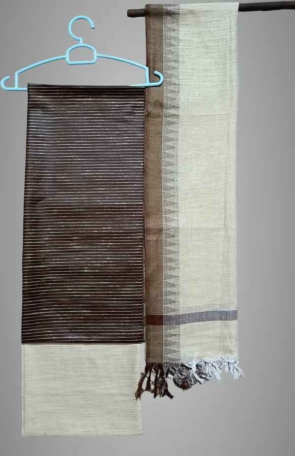 Pink_And_Brown_Cotton_Silk_Blend_Premium_Salwar_Suit_Material_For_Women