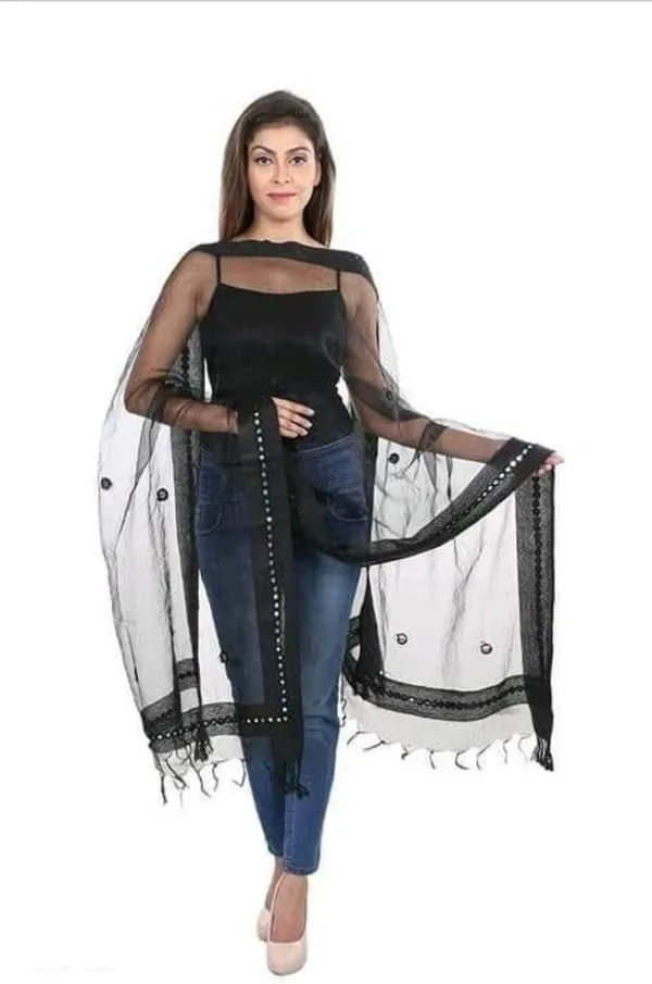 Black_Organza_Premium_Dupatta_Forwomen