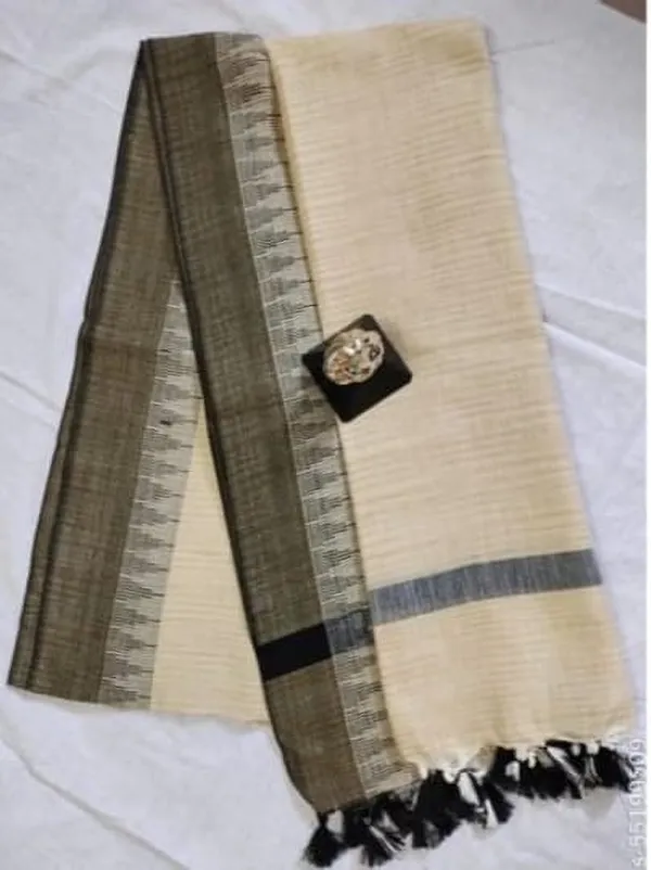 Black_Khadi_Cotton_Premium_Dupatta_For_Unisex