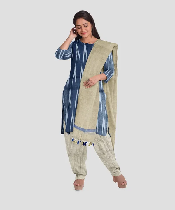 Dark_Blue_Pure_Cotton_Premium_Salwar_And_Dupatta_Material_Forwomen