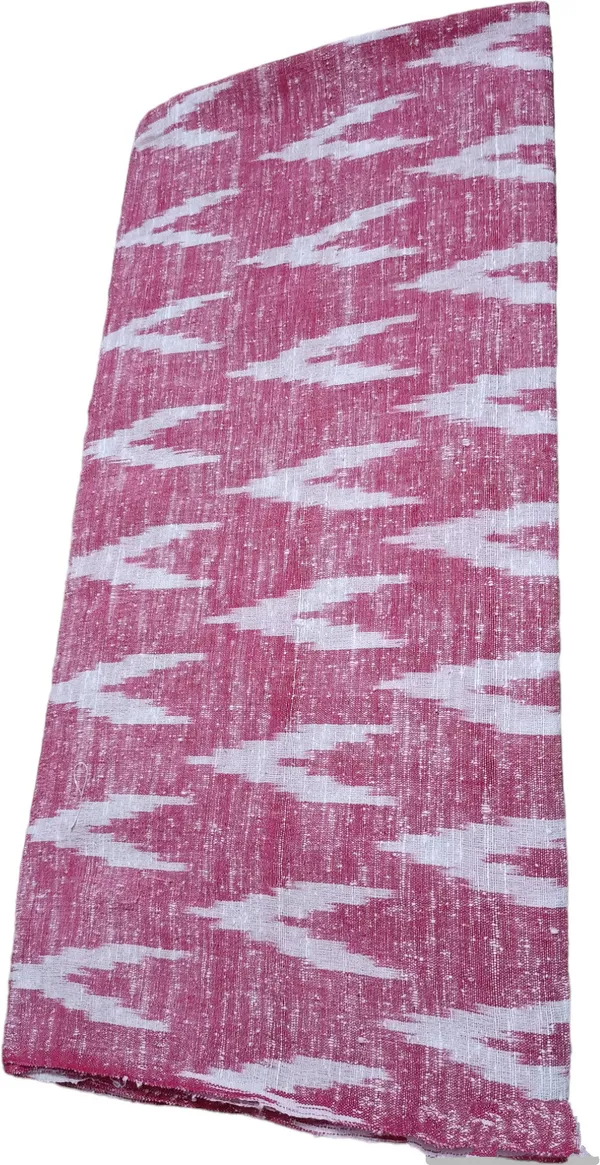 Pink_And_White_Wool_Premium_Kurta_Fabric_For_Women