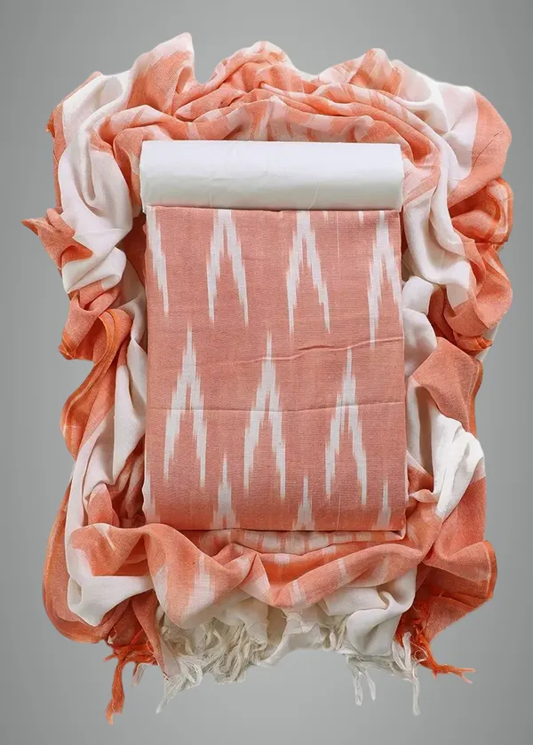 Orange_Pure_Cotton_Premium_Salwar_And_Dupatta_Material_Forwomen